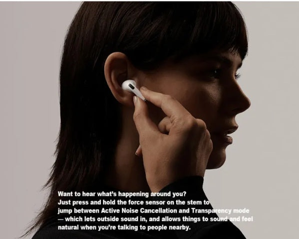 Airpods Pro Anc | Pro 2 Type C | Active Noise Cancellation | Wireless Earbuds Bluetooth 5.0, Super Sound Bass, Charging Case and Extra Ear-Buds, Pop-Up Feature Compatible with All Devices |