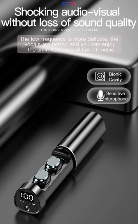 BQ 40 Wireless Bluetooth 5.3 Earbuds Noise Cancelling Earphones Stereo HiFi Sound Sport Headphones Touch Control Game Headsets Gaming Earbuds